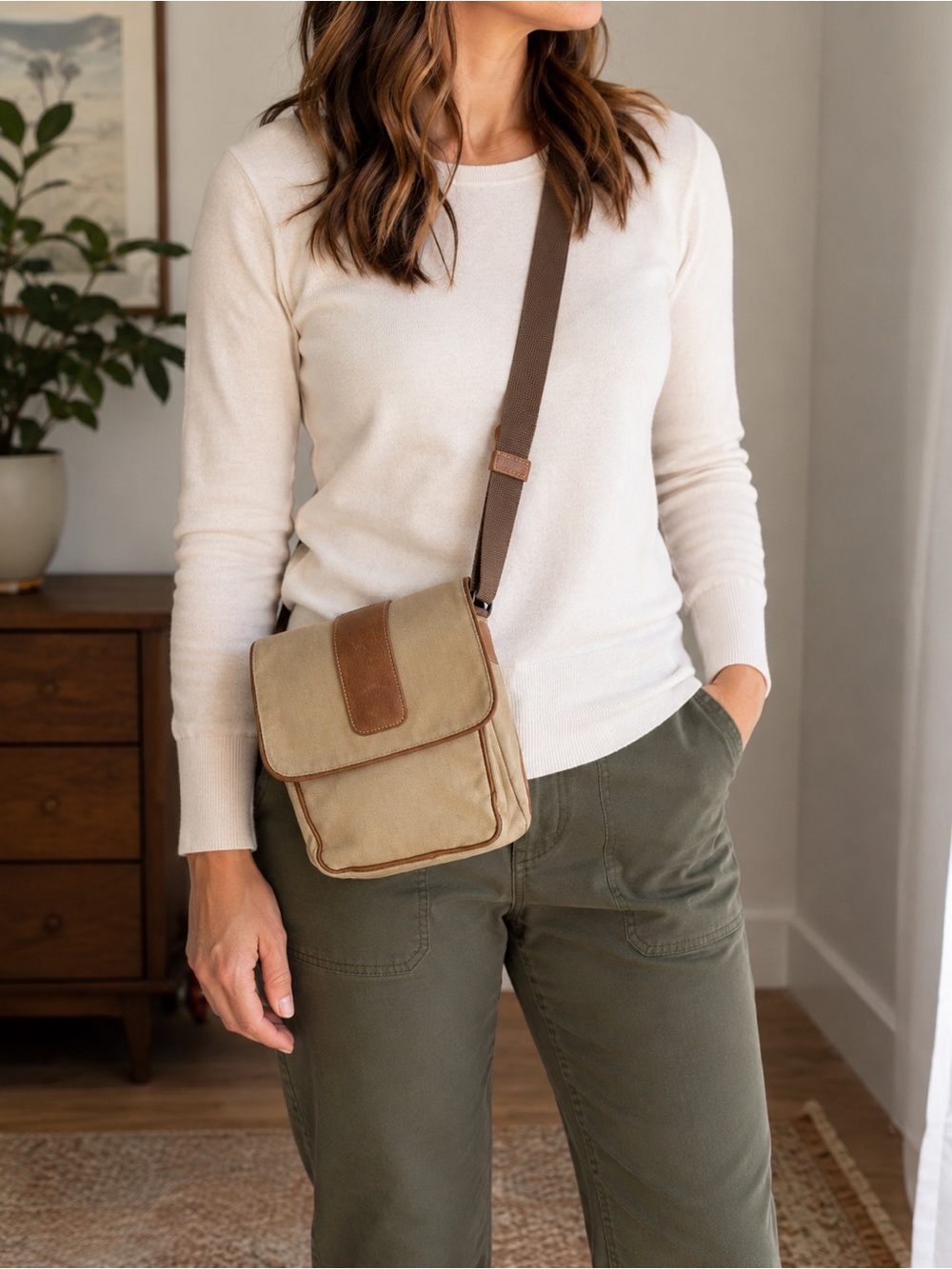 Tilley Endurables Globetroter Collection Crossbody Bag – Travel Shoulder Bag